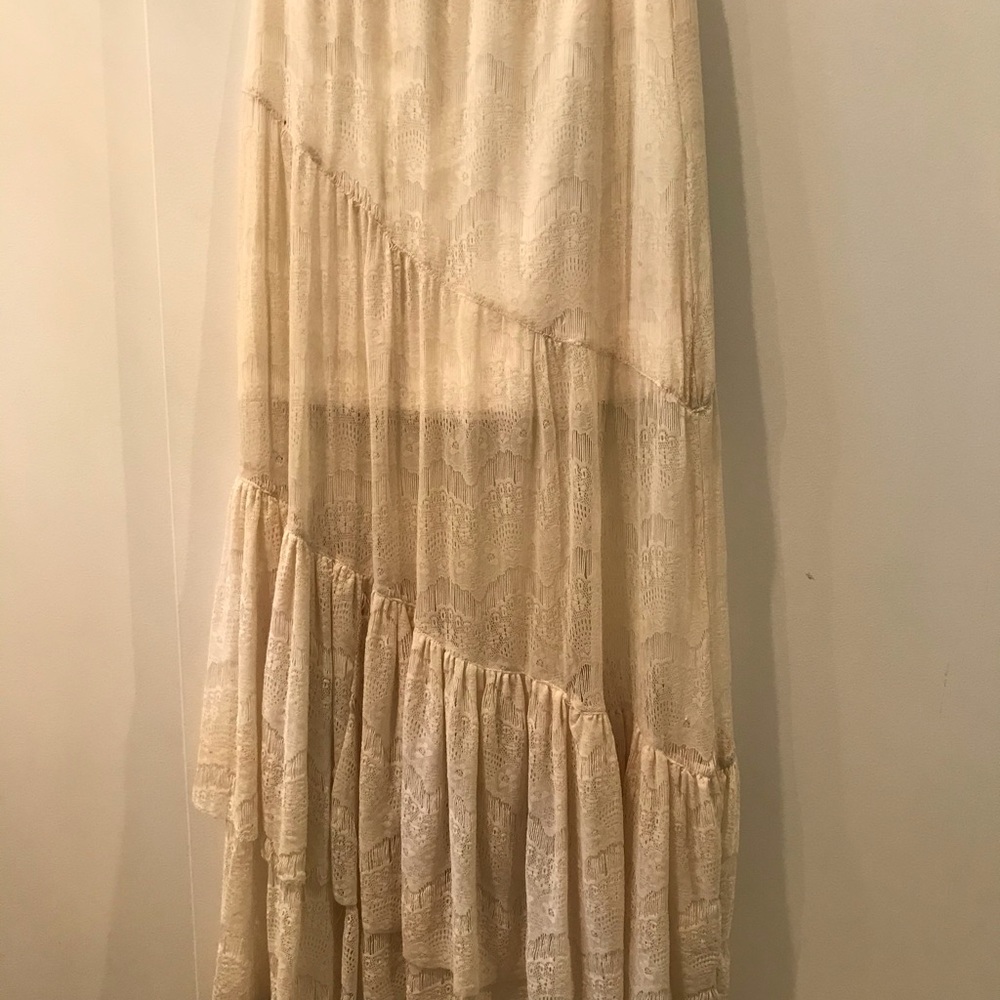 Billabong: Sheer Lace Maxi Skirt - Picture 5 of 8